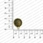 ECMANTSTUD110-Round-Shape-Metal-Antique-Finish-Flower-Gold-Color-Stud-Design-11