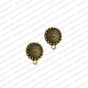 ECMANTSTUD110-Round-Shape-Metal-Antique-Finish-Flower-Gold-Color-Stud-Design-11