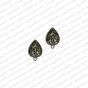 ECMANTSTUD126-Leaf-Shape-with-Peacock-Metal-Antique-Finish-Silver-Color-Stud-Design-1-Small