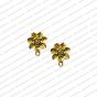 ECMANTSTUD13-Round-Shape-Metal-Antique-Finish-Rose-Flower-Gold-Color-Stud-Design-1