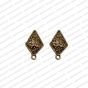 Trapezium Shape Metal Antique Finish Gold Color Stud Design 2