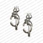 Trishul Metal Antique Finish Gold Color Stud Design 1