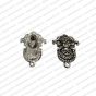 Durga Face Metal Antique Finish Silver Color Stud Design 1