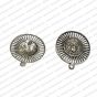 Durga Face Metal Antique Finish Silver Color Stud Design 3-Big