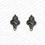 Goddess Lakshmi Metal Antique Finish Silver Color Stud Design 2