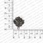 Metal Antique Finish Silver Color Stud Design 2