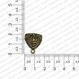 Triangle Shape Metal Antique Finish Gold Color Stud Design 1