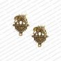 ECMANTSTUD22-Elephant-Metal-Antique-Finish-Gold-Color-Stud-Design-1