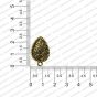 ECMANTSTUD23-Leaf-Shape-Metal-Antique-Finish-Gold-Color-Stud-Design-2 RV