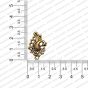 ECMANTSTUD25-Peacock-Shape-Metal-Antique-Finish-Gold-Color-Stud-Design-11-Medium RV