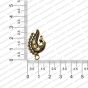 ECMANTSTUD27-Peacock-Shape-Metal-Antique-Finish-Gold-Color-Stud-Design-12 RV