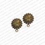 ECMANTSTUD55-Round-Shape-Metal-Antique-Finish-Flower-Gold-Color-Stud-Design-6