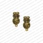 ECMANTSTUD76-Goddess-Lakshmi-Metal-Antique-Finish-Gold-Color-Stud-Design-2
