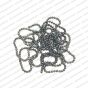 1.5mm Black Aluminium Ball Chain (Pack of 5 Mtrs)