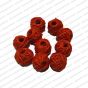 ECMCB11-Orange-Maroon-Color-Round-Shape-Matte-Finish-Cotton-Beads-12mm-Dia