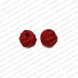 ECMCB12-Red-Color-Round-Shape-Matte-Finish-Cotton-Beads-12mm-Dia V1