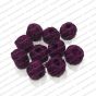 ECMCB23-Dark-Purple-Color-Round-Shape-Matte-Finish-Cotton-Beads-12mm-Dia