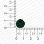 ECMCB4-Forest-Green-Color-Round-Shape-Matte-Finish-Cotton-Beads-12mm-Dia RV