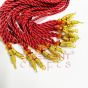 Maroon Color Silk Twisted Dori Necklace Back Rope for Necklace - Pack of 6Pcs