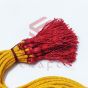 Gold Color Zari Dori Necklace Back Rope with Maroon Tassel for Necklace - Pack of 6Pcs | dori for necklace