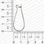 ECMFIND24-Earring-Kidney-Hook-Metal-Jewelry-Findings-Silver-Big RV