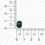 ECMGLBEAD10-8mm-x-10mm-Peacock-Green-Transparent-Corn-Shape-Shiny-Glass-Beads RV