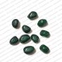 ECMGLBEAD10-8mm-x-10mm-Peacock-Green-Transparent-Corn-Shape-Shiny-Glass-Beads