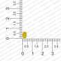 ECMGLBEAD132-6mm-x-4mm-Sunshine-Yellow-Transparent-Oval-Shape-Shiny-Glass-Beads RV