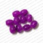 ECMGLBEAD148-8mm-x-6mm-Dark-Purple-Transparent-Oval-Shape-Shiny-Glass-Beads
