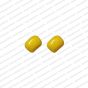 ECMGLBEAD16-8mm-x-10mm-Lime-Yellow-Opaque-Corn-Shape-Shiny-Glass-Beads V1