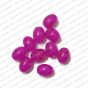 ECMGLBEAD169-10mm-x-8mm-Dark-Purple-Transparent-Oval-Shape-Shiny-Glass-Beads