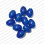 ECMGLBEAD171-14mm-x-10mm-Royal-Blue-Opaque-Oval-Shape-Shiny-Glass-Beads