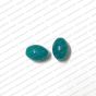 ECMGLBEAD179-14mm-x-10mm-Sea-Green-Transparent-Oval-Shape-Shiny-Glass-Beads V1