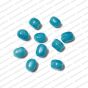 ECMGLBEAD2-8mm-x-10mm-Neon-Blue-Transparent-Corn-Shape-Shiny-Glass-Beads