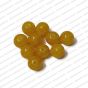 ECMGLBEAD234-12mm-Dia-Sunshine-Yellow-Transparent-Round-Shape-Shiny-Glass-Beads