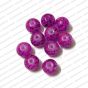 ECMGLBEAD236-10mm-Dia-Purple-Texture-Round-Shape-Shiny-Glass-Beads