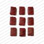 ECMGLBEAD254-11mm-x-16mm-Maroon-Transparent-Rectangle-Shape-Shiny-Glass-Beads