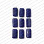 ECMGLBEAD265-11mm-x-22mm-Royal-Blue-Transparent-Rectangle-Shape-Shiny-Glass-Beads