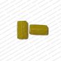 ECMGLBEAD267-11mm-x-22mm-Sunshine-Yellow-Transparent-Rectangle-Shape-Shiny-Glass-Beads V1