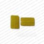 ECMGLBEAD273-14mm-x-24mm-Sunshine-Yellow-Transparent-Rectangle-Shape-Shiny-Glass-Beads V1