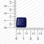 ECMGLBEAD278-14mm-x-14mm-Royal-Blue-Transparent-Square-Shape-Shiny-Glass-Beads RV