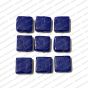 ECMGLBEAD285-15mm-x-15mm-Royal-Blue-Transparent-Square-Shape-Shiny-Glass-Beads