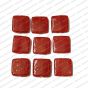 ECMGLBEAD287-20mm-x-20mm-Cherry-Red-Transparent-Square-Shape-Shiny-Glass-Beads