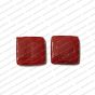 ECMGLBEAD288-20mm-x-20mm-Red-Transparent-Square-Shape-Shiny-Glass-Beads V1