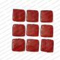 ECMGLBEAD288-20mm-x-20mm-Red-Transparent-Square-Shape-Shiny-Glass-Beads