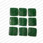ECMGLBEAD290-20mm-x-20mm-Forest-Green-Transparent-Square-Shape-Shiny-Glass-Beads