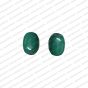 ECMGLBEAD3-8mm-x-10mm-Turquoise-Opaque-Corn-Shape-Shiny-Glass-Beads V1