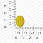 ECMGLBEAD306-12mm-x-16mm-Sunshine-Yellow-Transparent-Oval-Shape-Shiny-Glass-Beads RV