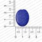 ECMGLBEAD310-20mm-x-25mm-Royal-Blue-Transparent-Oval-Shape-Shiny-Glass-Beads RV