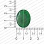 ECMGLBEAD311-20mm-x-25mm-Forest-Green-Transparent-Oval-Shape-Shiny-Glass-Beads RV